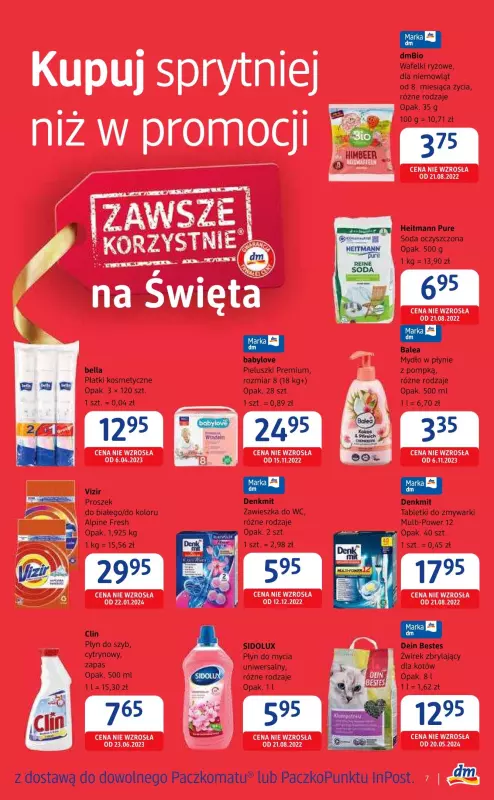 Drogerie DM - gazetka promocyjna Zawsze korzystnie na Święta od czwartku 21.11 do środy 04.12 - strona 7