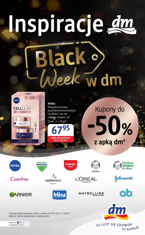 Drogerie DM - gazetka promocyjna Black Week od czwartku 28.11 do poniedziałku 02.12