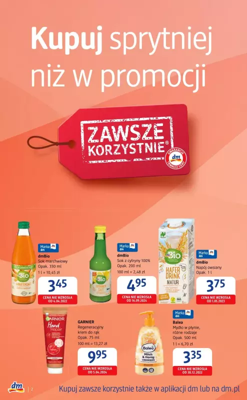 Drogerie DM - gazetka promocyjna Kupuj sprytniej niż w promocji od czwartku 16.01 do środy 29.01 - strona 2