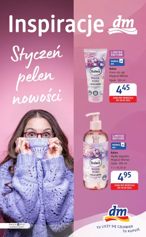 Drogerie DM - gazetka promocyjna Gazetka: Styczeń pełen nowości od czwartku 23.01 do piątku 31.01