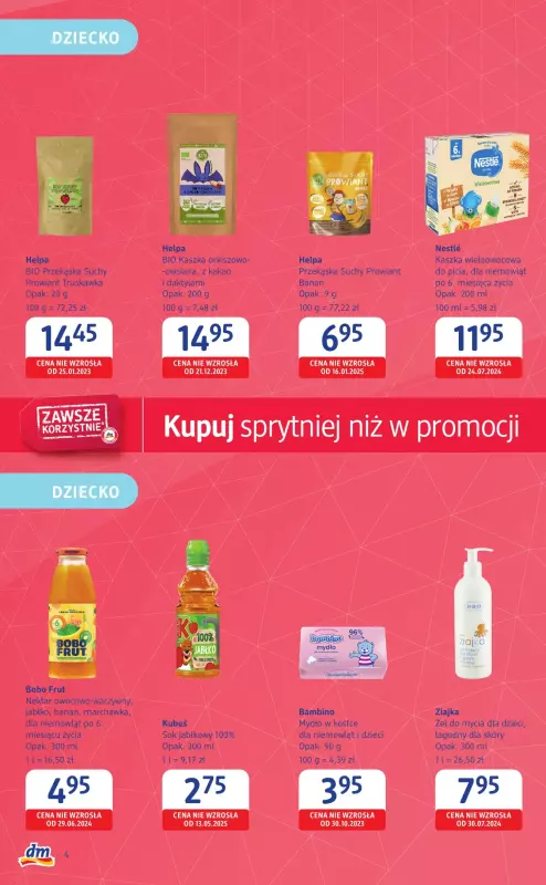 Drogerie DM - gazetka promocyjna Kupuj sprytniej niż w promocji  do środy 18.06 - strona 4