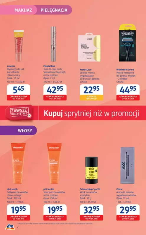Drogerie DM - gazetka promocyjna Kupuj sprytniej niż w promocji  do środy 02.07 - strona 2
