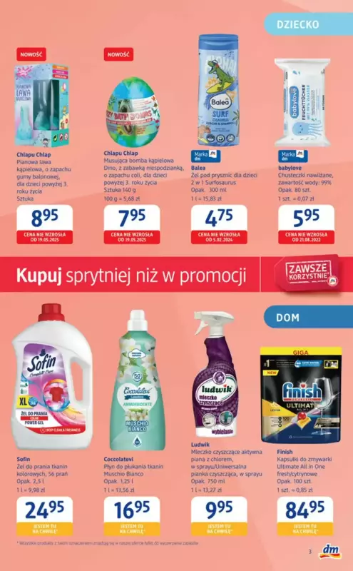 Drogerie DM - gazetka promocyjna Kupuj sprytniej niż w promocji  do środy 02.07 - strona 3