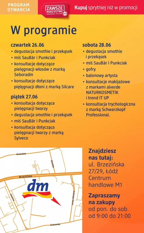 Drogerie DM - gazetka promocyjna Łódź, już otwarta nowa drogeria w CH M1 przy ul. Brzezińskiej 27/29   - strona 2