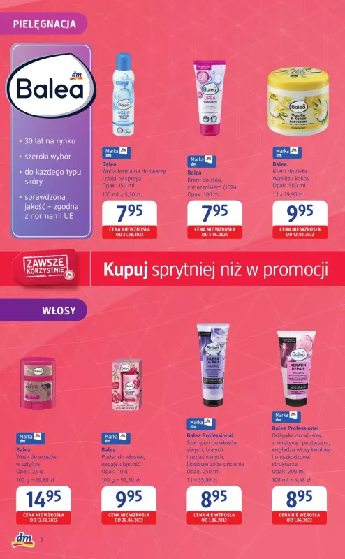 Drogerie DM - gazetka promocyjna Gazetka: Kupuj sprytniej niż w promocji  do środy 30.07 - strona 2