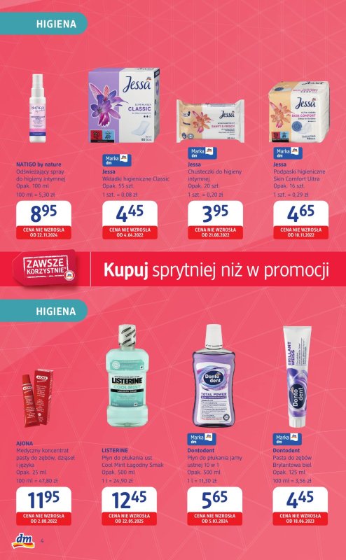 Drogerie DM - gazetka promocyjna Gazetka: Kupuj sprytniej niż w promocji  do środy 30.07 - strona 4