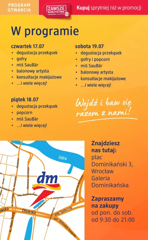 Drogerie DM - gazetka promocyjna Wrocław, już otwarta nowa drogeria w Galerii Dominikańskiej   - strona 2