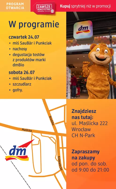 Drogerie DM - gazetka promocyjna Wrocław, już otwarta nowa drogeria w CH N-Park   - strona 2