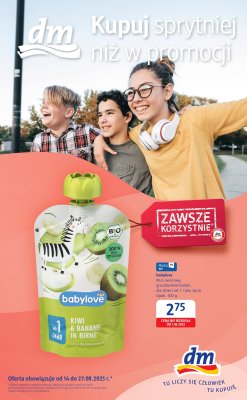 Drogerie DM - gazetka promocyjna Gazetka  do środy 27.08