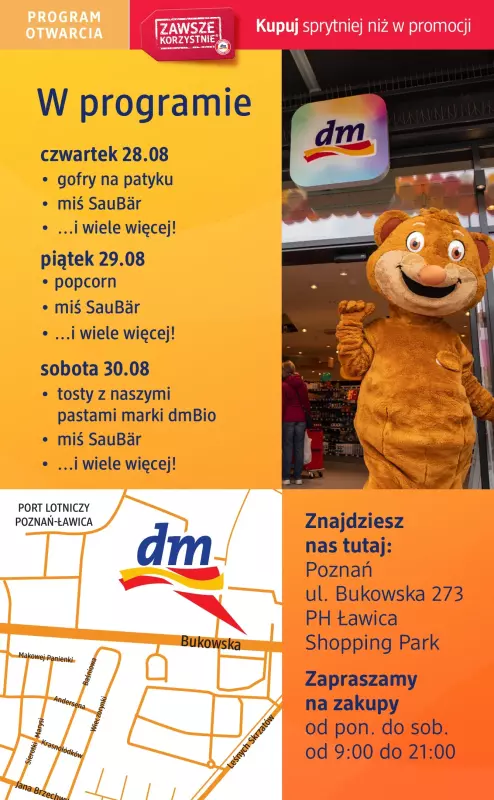 Drogerie DM - gazetka promocyjna Poznań, już otwarta nowa drogeria w PH Ławica Shopping Park   - strona 2