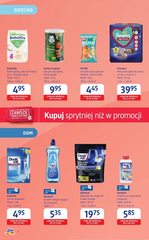 Drogerie DM - gazetka promocyjna Gazetka  do środy 10.09 - strona 4