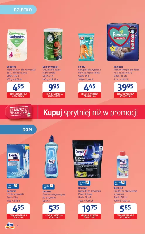 Drogerie DM - gazetka promocyjna Gazetka  do środy 10.09 - strona 4