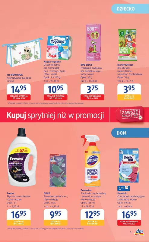 Drogerie DM - gazetka promocyjna Gazetka  do środy 10.09 - strona 3