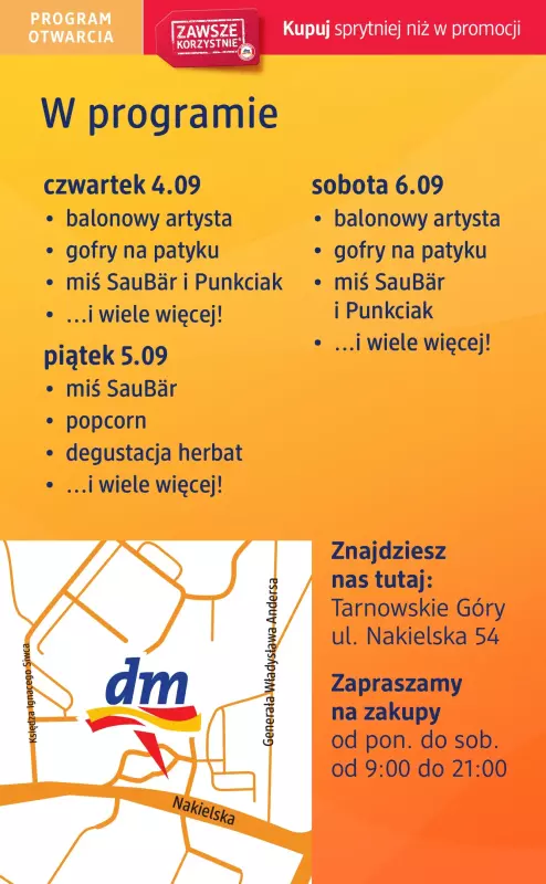 Drogerie DM - gazetka promocyjna Tarnowskie Góry, już otwarta nowa drogeria przy ul. Nakielska 54   - strona 2