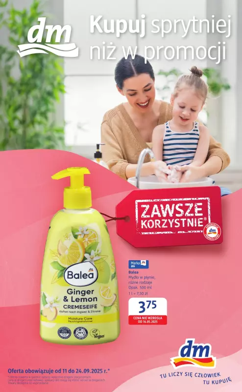 Drogerie DM - gazetka promocyjna Gazetka  do środy 24.09