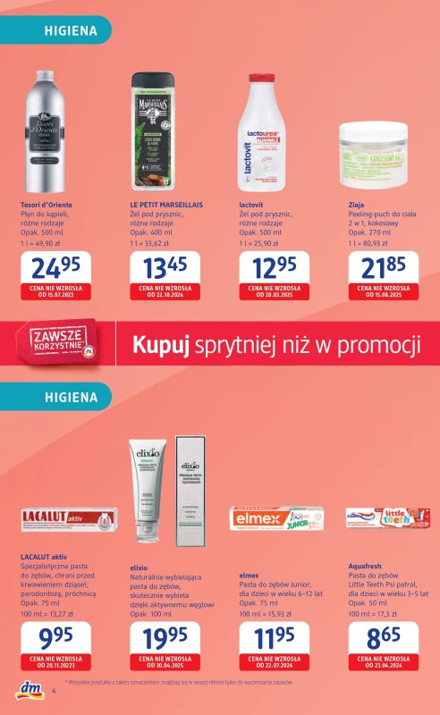 Drogerie DM - gazetka promocyjna Gazetka  do środy 08.10 - strona 4
