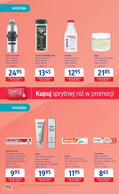 Drogerie DM - gazetka promocyjna Gazetka  do środy 08.10 - strona 4