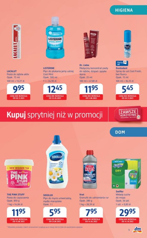 Drogerie DM - gazetka promocyjna Gazetka  do środy 22.10 - strona 5
