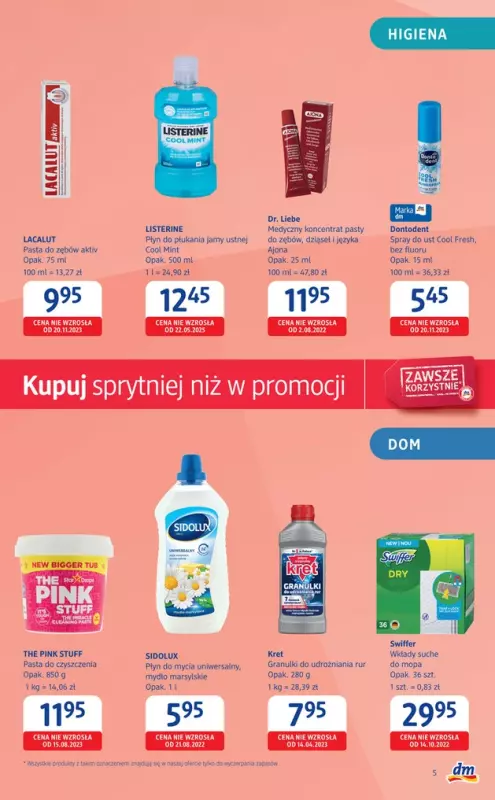 Drogerie DM - gazetka promocyjna Gazetka  do środy 22.10 - strona 5