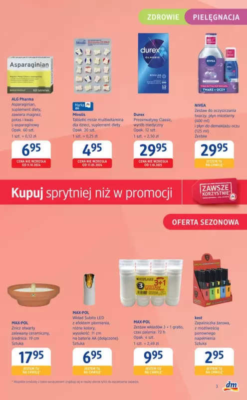 Drogerie DM - gazetka promocyjna Gazetka  do środy 22.10 - strona 3