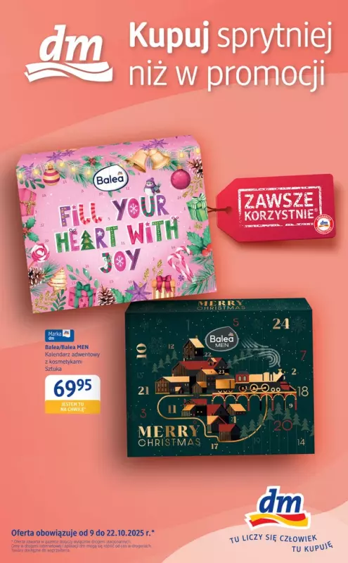 Drogerie DM - gazetka promocyjna Gazetka  do środy 22.10