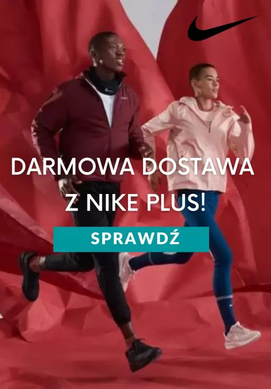 Dzień darmowej dostawy! - gazetka promocyjna Nike | Darmowa dostawa z Nike Plus od poniedziałku 05.12 