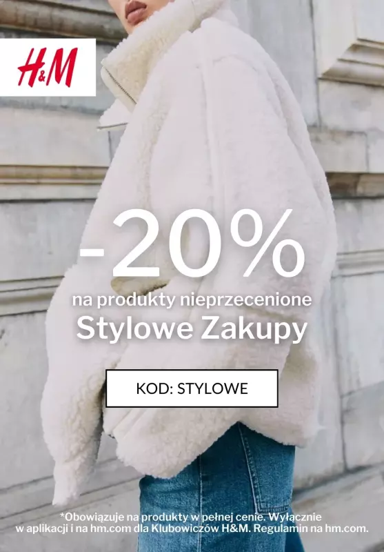 2024 STYLOWE ZAKUPY - gazetka promocyjna H&M | Rabat 20% STYLOWE ZAKUPY od niedzieli 29.09 do środy 02.10