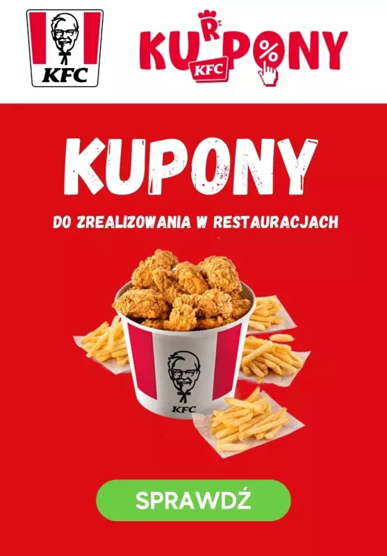 KFC - gazetka promocyjna Ku(r)pony od wtorku 06.12 do soboty 31.12