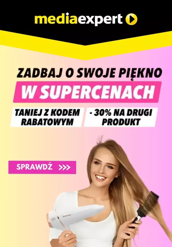 #DZIEŃ BABCI I DZIADKA - gazetka promocyjna Media Expert | Suszarki, prostownice i lokówki w supercenach od piątku 10.01 