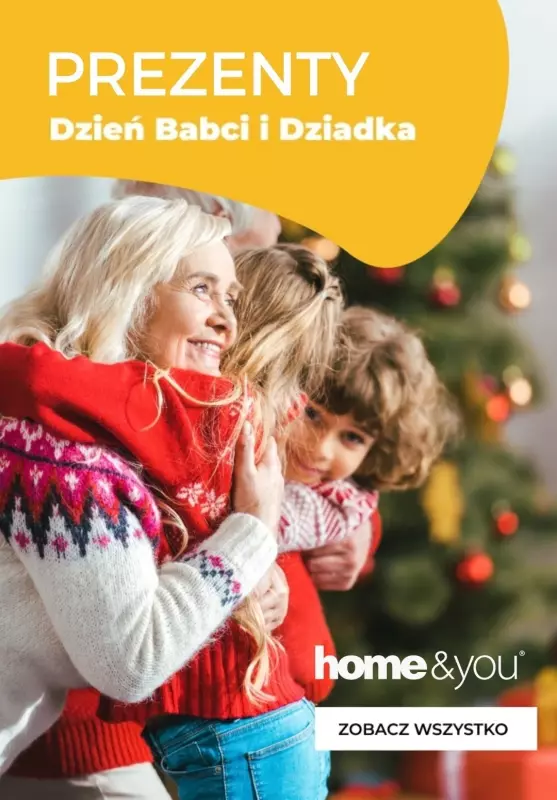 #DZIEŃ BABCI I DZIADKA - gazetka promocyjna Home&you | Prezenty na Dzień Babci i Dziadka od piątku 10.01 do czwartku 16.01