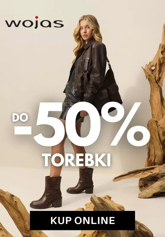 #DZIEŃ BABCI I DZIADKA - gazetka promocyjna Wojas | Do -50% na torebki od piątku 10.01 do wtorku 21.01