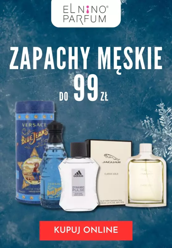 #DZIEŃ BABCI I DZIADKA - gazetka promocyjna Elnino-Parfum | Perfumy męskie do 99 zł od piątku 10.01 