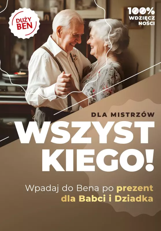 #DZIEŃ BABCI I DZIADKA - gazetka promocyjna Duży Ben | Plakat promocyjny od wtorku 21.01 do środy 22.01