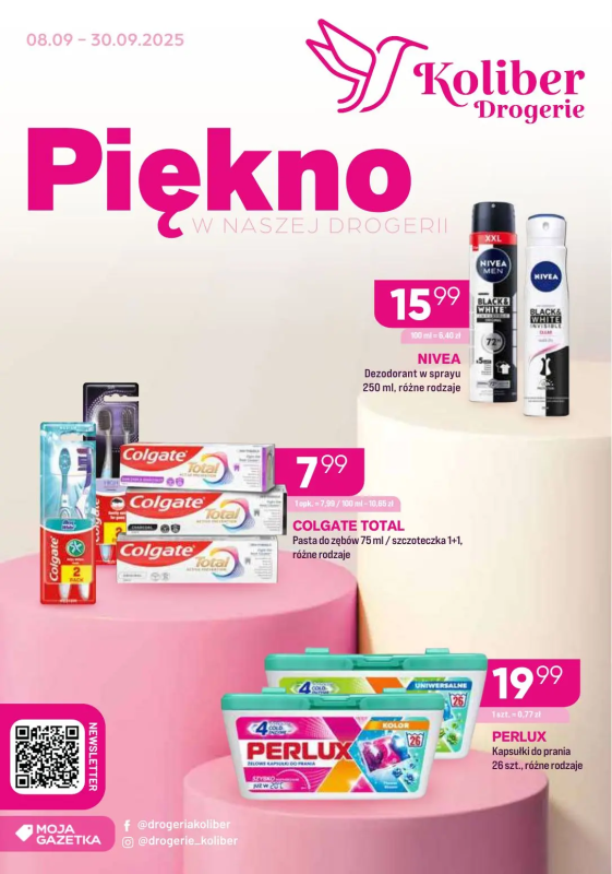 Drogerie Koliber - gazetka promocyjna Gazetka od środy 10.09 do wtorku 30.09