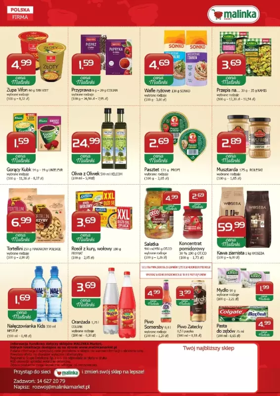 MALINKA - gazetka promocyjna Gazetka od soboty 16.08 do środy 27.08 - strona 2