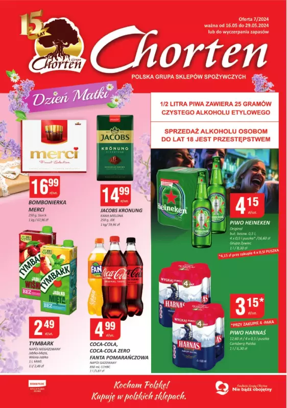 Chorten - gazetka promocyjna Gazetka Lubelskie Market od czwartku 16.05 do środy 29.05