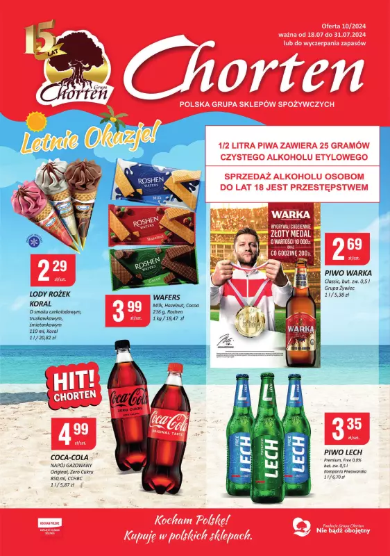 Chorten - gazetka promocyjna Gazetka Ciechanów Minimarket  