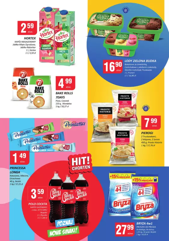 Chorten - gazetka promocyjna Gazetka Zach-pom, Dolnośląskie, Lubuskie, Wlkp Minimarket od czwartku 18.07 do środy 31.07 - strona 3