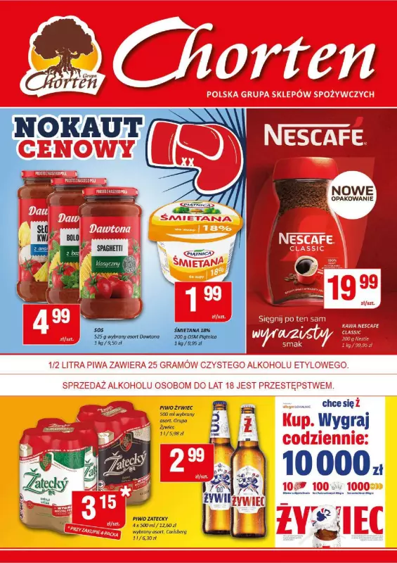 Chorten - gazetka promocyjna Gazetka Mazowsze Market od czwartku 29.08 do środy 11.09