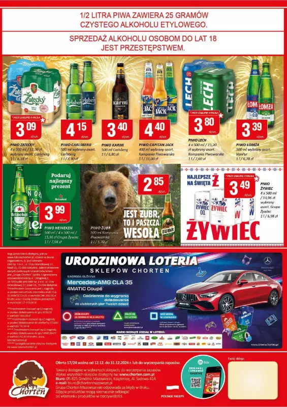 Chorten - gazetka promocyjna Gazetka Mazowsze market od czwartku 12.12 do wtorku 31.12 - strona 12