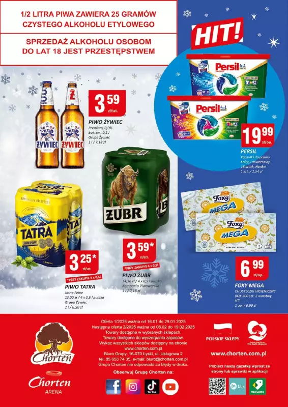 Chorten - gazetka promocyjna Gazetka Ciechanów Minimarket od czwartku 16.01 do środy 29.01 - strona 4