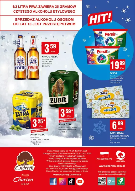 Chorten - gazetka promocyjna Gazetka Lubelskie Minimarket od czwartku 16.01 do środy 29.01 - strona 4