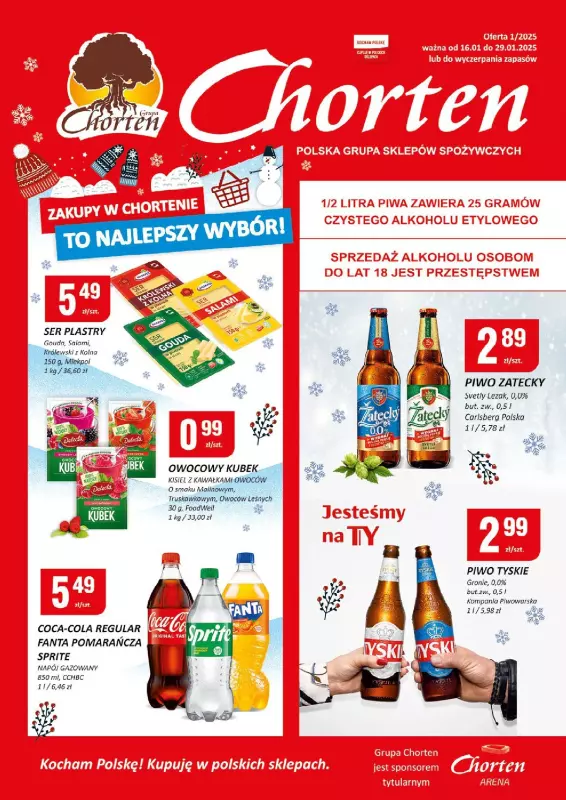 Chorten - gazetka promocyjna Gazetka Łódzkie Market od czwartku 16.01 do środy 29.01