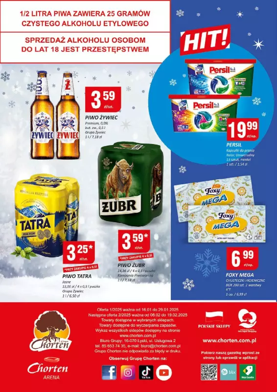 Chorten - gazetka promocyjna Gazetka Radom Minimarket od czwartku 16.01 do środy 29.01 - strona 4