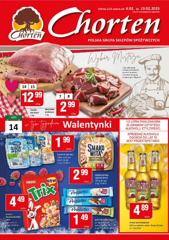 Chorten - gazetka promocyjna Gazetka Mazowsze Market od czwartku 06.02 do środy 19.02