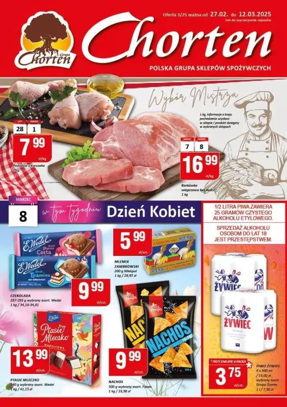 Chorten - gazetka promocyjna Gazetka Mazowsze market od czwartku 27.02 do środy 12.03