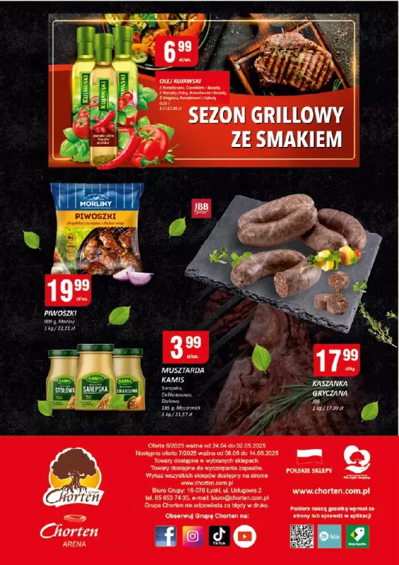 Chorten - gazetka promocyjna Gazetka Dolny Śląsk, Wielkopolska, Zach-pom, Lubuskie Market od czwartku 24.04 do piątku 02.05 - strona 8