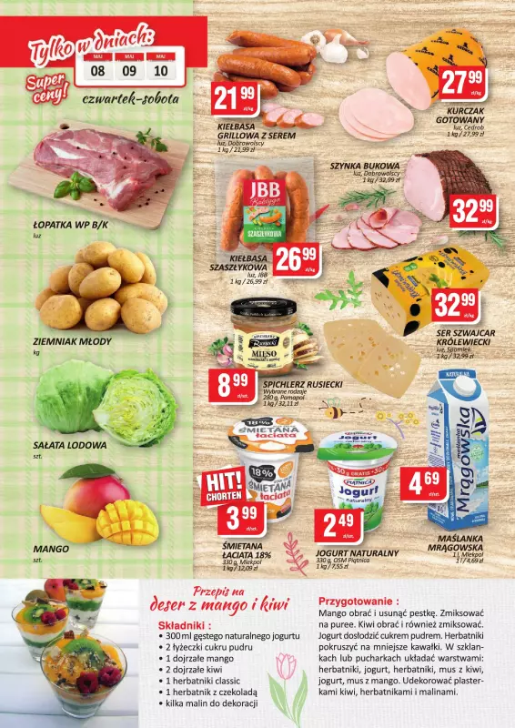 Chorten - gazetka promocyjna Gazetka Małopolska, Śląsk, Podkarpacie, Opolskie Market od czwartku 08.05 do środy 14.05 - strona 2
