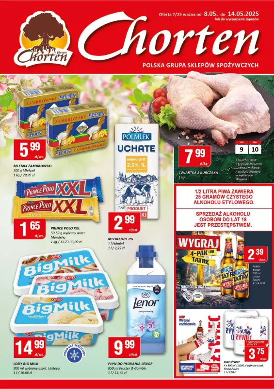 Chorten - gazetka promocyjna Gazetka Mazowsze Market od czwartku 08.05 do środy 14.05