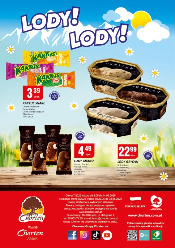 Chorten - gazetka promocyjna Gazetka Podlaskie Market od czwartku 08.05 do środy 14.05 - strona 8